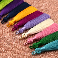1 Piece 8cm Long Silk Tassel For Jewelry Accessories Crafts DIY Handmade For Bohemia Earrings Bookmark