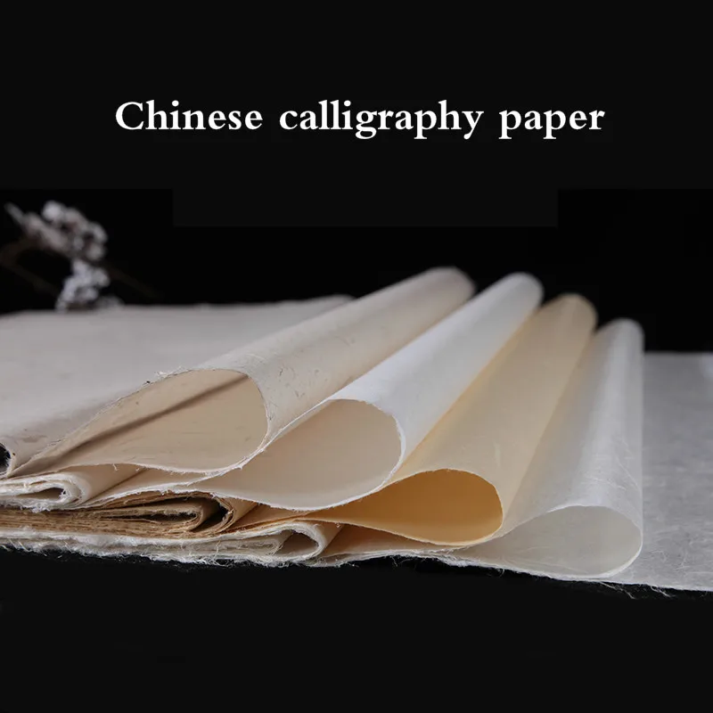 69*138cm Fiber Xuan Paper Chinese Calligraphy Handmade Half-Ripe Rice Paper Chinese Drawing Papier Tea Leaf Package Papel China