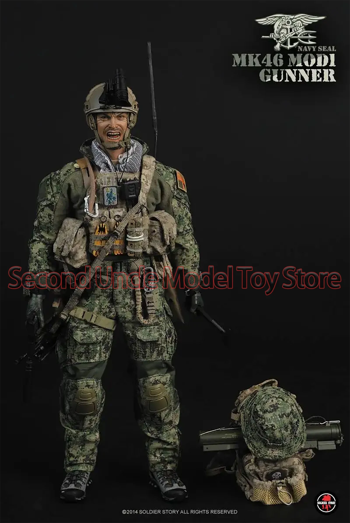 

Soldierstory SS081 1/6 US Navy Seal Special Force MK46 MOD1 12'' Male Soldier Action Figure Model Toys Gift in stock