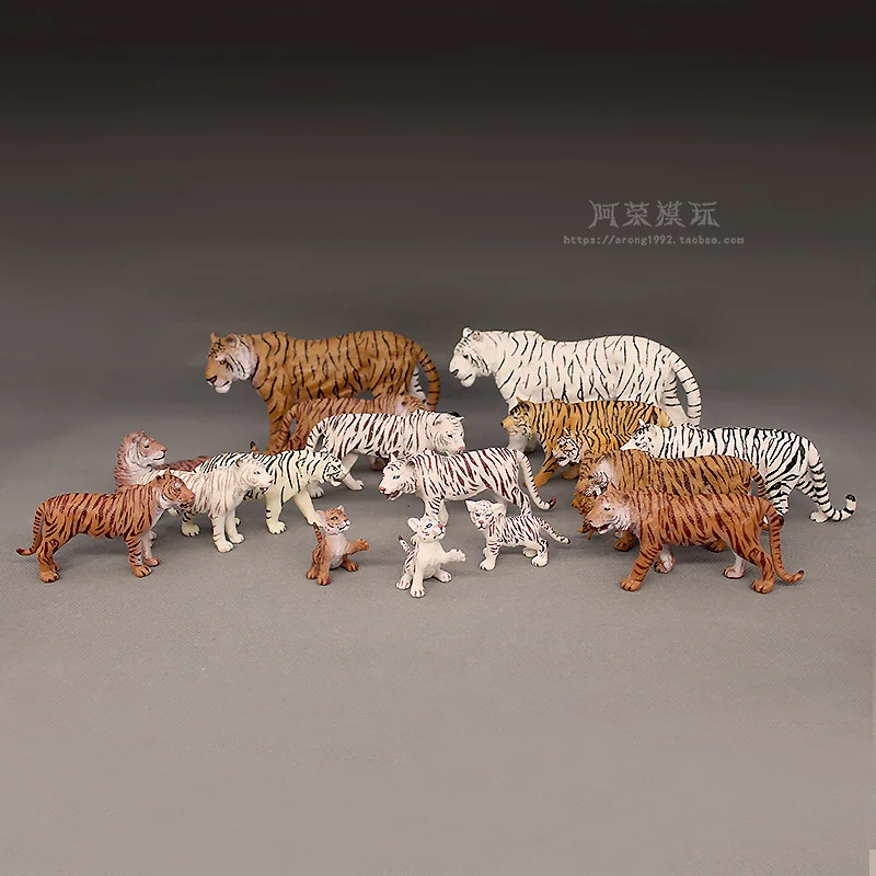Cognitive Simulation Wildlife Models King of Forest Northeast Tiger Action Figures Miniature Ornament Accessories Creative Toys