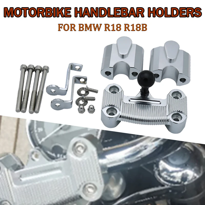 

For BMW R18 R18B Handlebar Upgrading High Backward Code Mobile Phone Bracket CNC Aluminum Handlebar