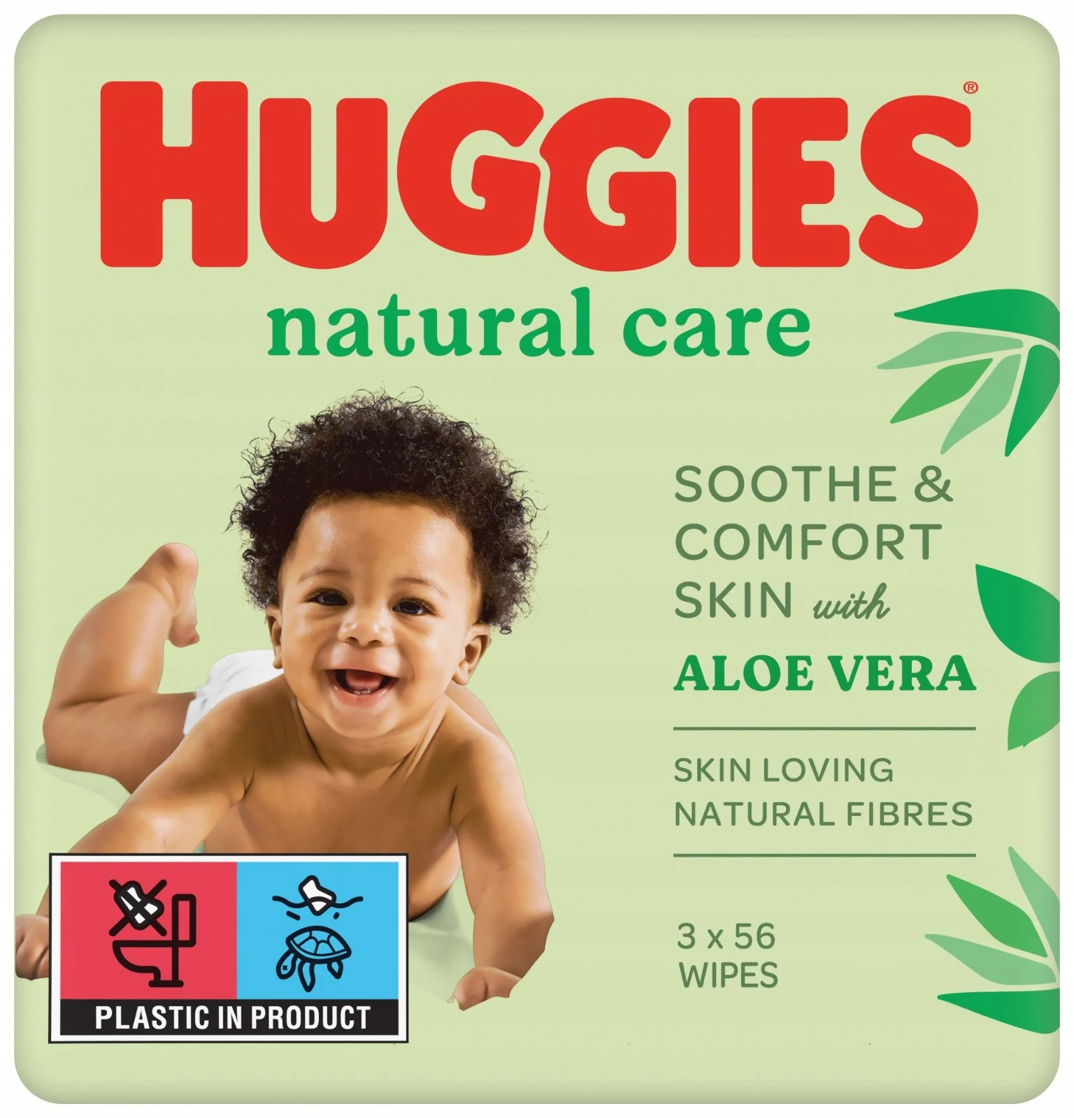 HUGGIES Natural Care Wet Wipes 168 PCs