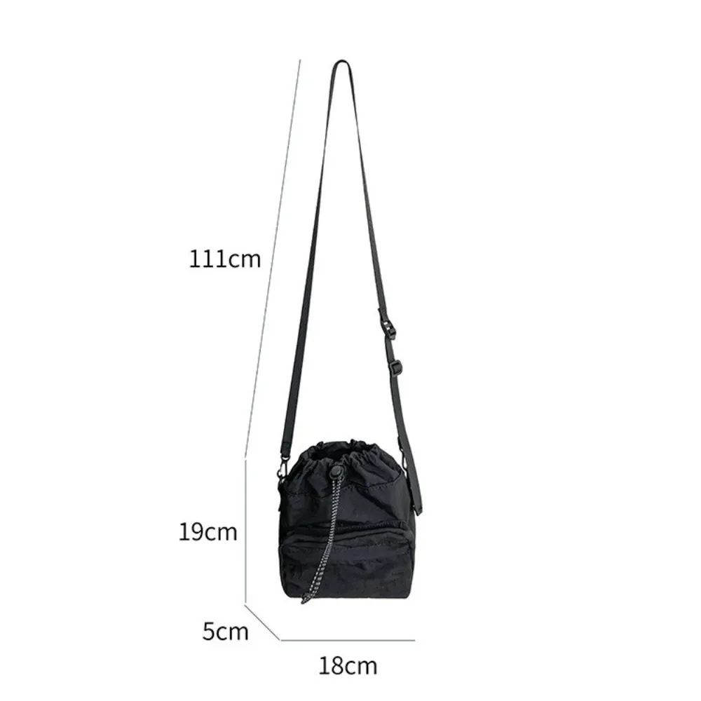 Solid Color Women\'s Bags Practical Nylon Square Shape Vintage Handbag Casual Messenger Bags