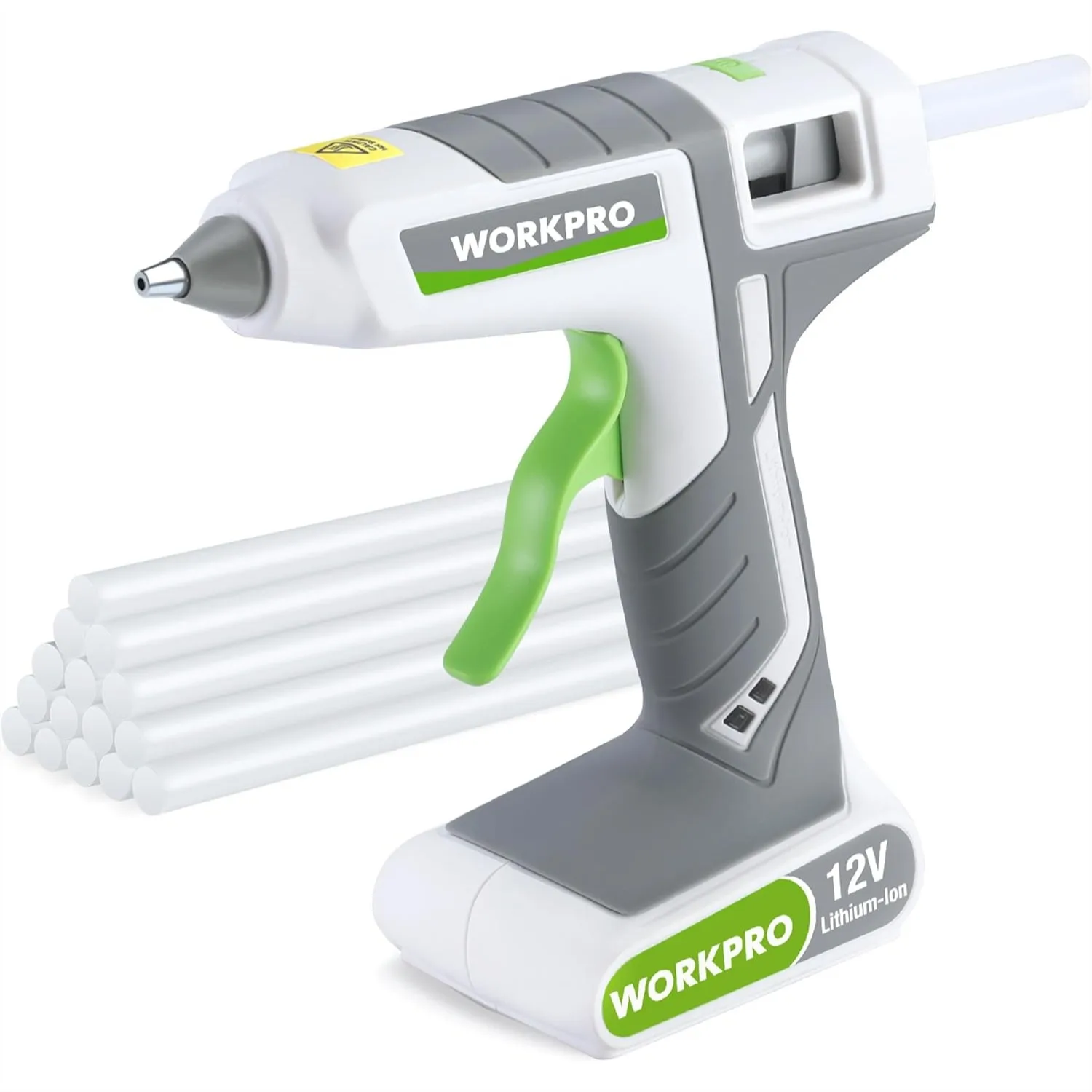 

Cordless Hot Melt Glue Gun 12V Rechargeable With 15pcs Full Size Glue Sticks Fast Preheating Auto Power-Off For DIY Craft Decoration