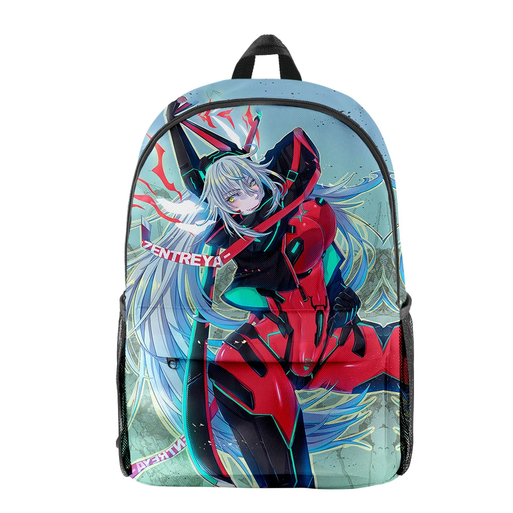 Zentreya Anime Backpack Student School Bag Unisex Daypack Zipper Traval Bag 2023 Casual Style Harajuku Bag