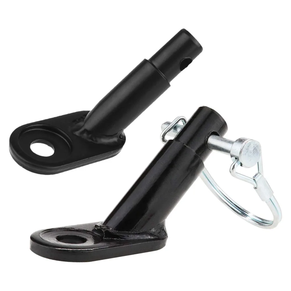 قطعتان من مرفق وصلة وصلة الدراجة باللون الأسود المتين وشديد التحمل للأطفال لركوب الدراجات، سهل التركيب، مقطورة دراجة مناسبة وآمنة #6