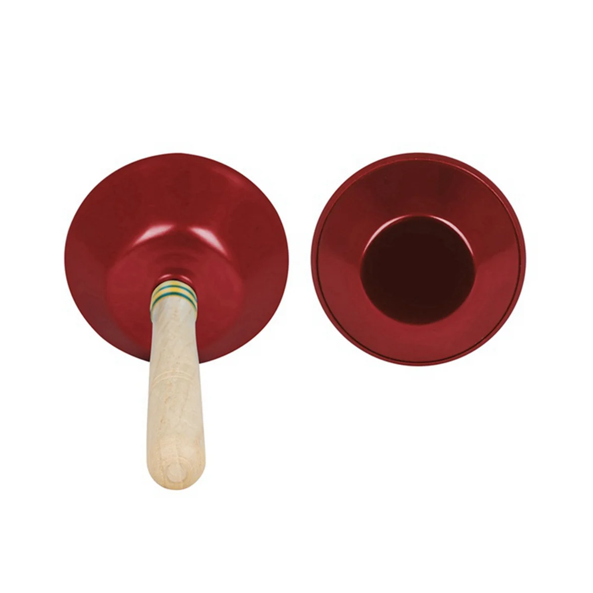 Orff-Sand Hammer PerSCH Hochet Jouets pour Enfants, Jouet Musical, Rouge, 1 Paire