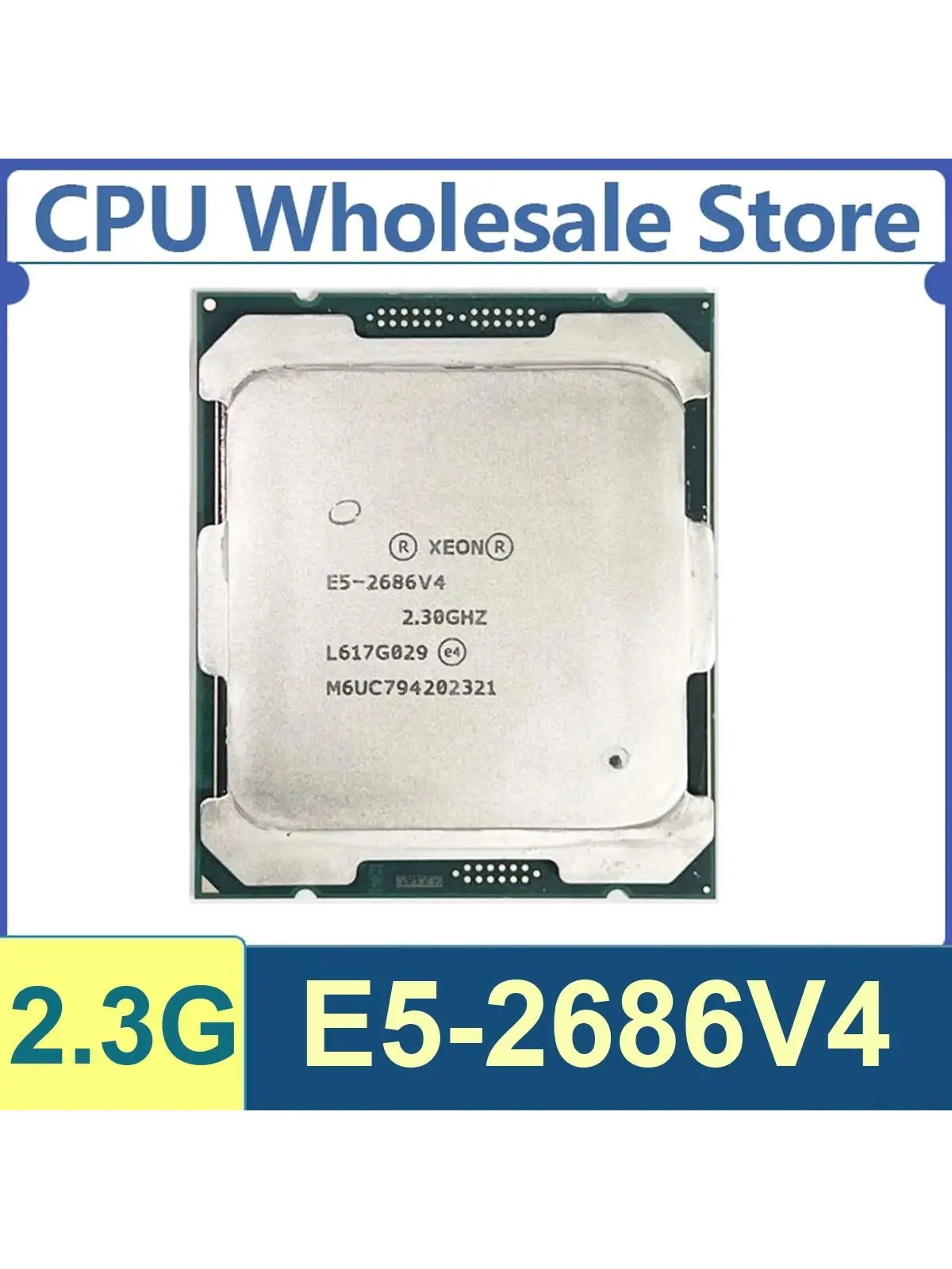 Intel Xeon E5-2686V4 18 Kerne 36 Threads 2,3 GHz 145 W 45 MB Cache 14 nm LGA 2011-3 SR2N8 DDR4-2400 MHz Broadwell-EP