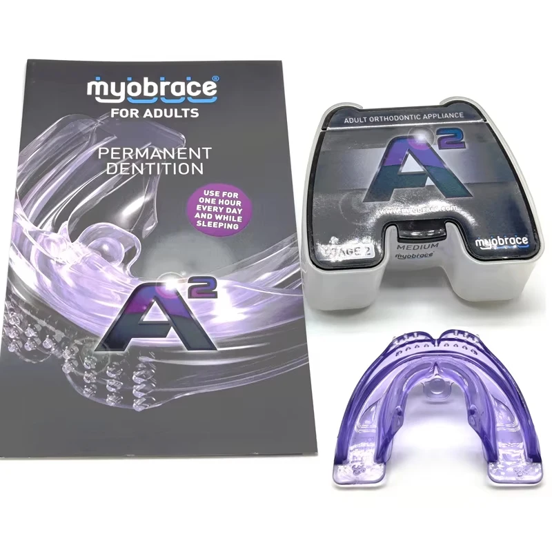 Genuine MRC Myobrace A2 Silicone Oral Habit Trainer For Teens & Adults Over 12 Stage 2 Oral Posture Guide Accessory In Stock