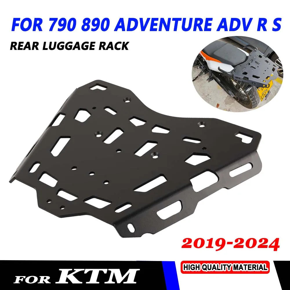 Motorcycle Accessories Rear Rack Luggage Shelf Tailbox Support Tail Box Plate For KTM 790 890 ADVENTURE R S ADV 2019-2024 790ADV