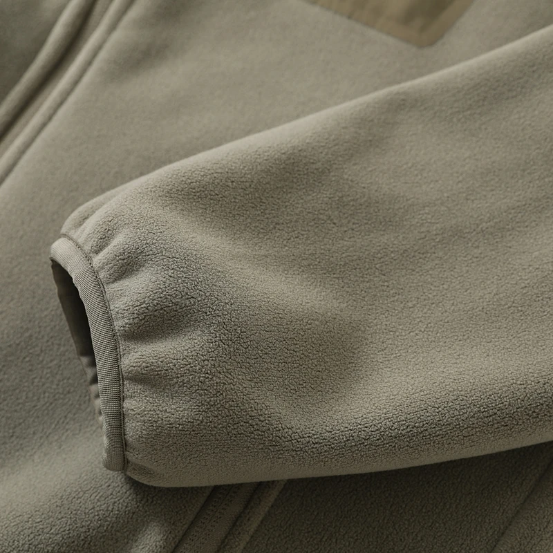 

Trade King Men's Outdoor Fce Jaet Double Layered Autumn Winter Hooded Coat Warmth Polyester Fiber Stand Fit Long Sve