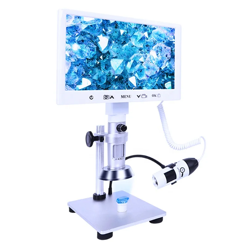 OPTO-EDU A36.5101 2.0M 7 "LCD ستيريو USB مجهر رقمي محمول بعدسة مزدوجة