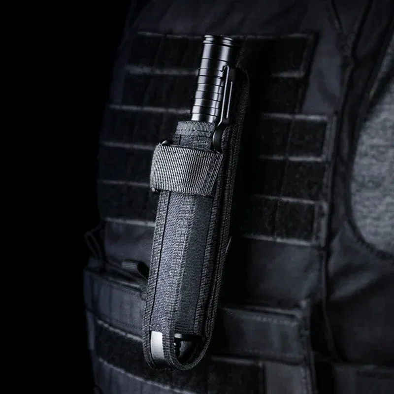 Imagem -04 - Nextorch-nylon Lanterna e Baton Holster Cinto Compatível com Molle Webbings Colete Tático Mochila V69