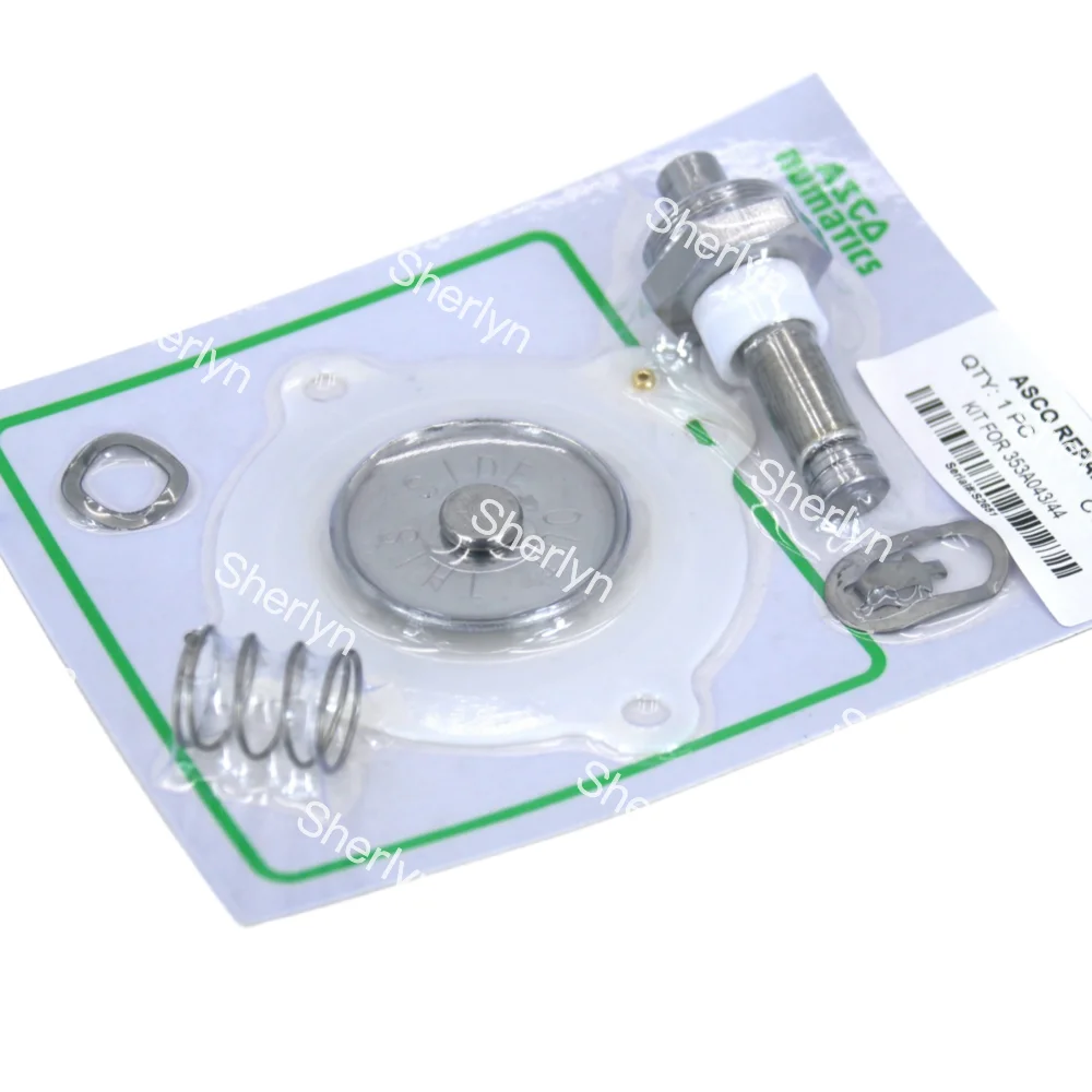 ASCO Pulse Valve Diaphragm Pilot Head Repair Kit Complete Set C113444 SCG353A044 1 inch