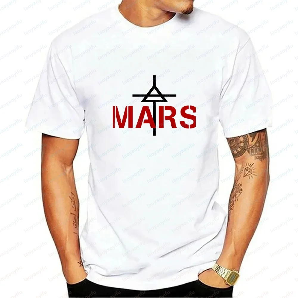 Thirty Seconds To Mars Rock Band Summer Trend Short-sleeved Shirt Suitable for Both Men and Women, Comfortable T-shirt