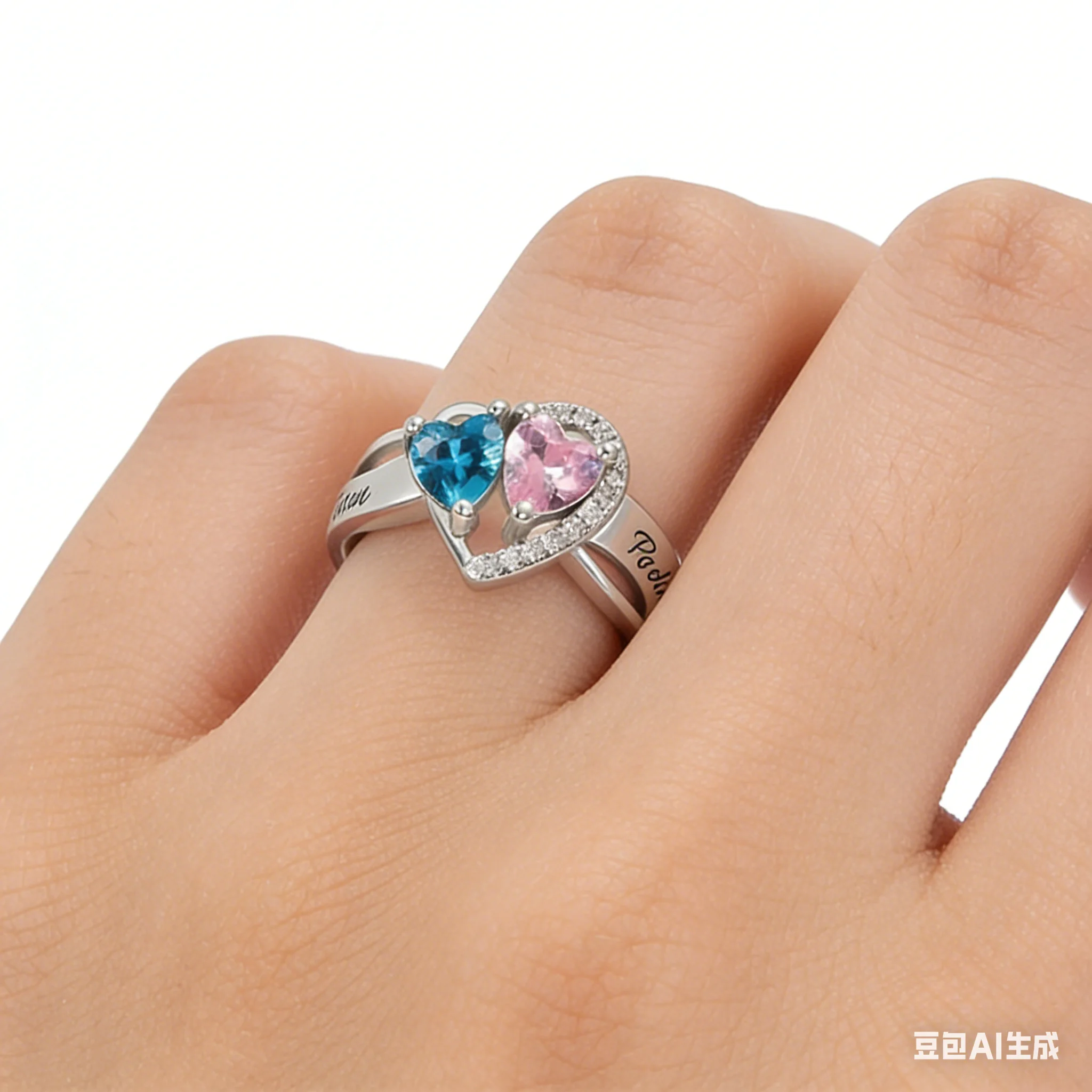 Anillo Personalizado con Nombr - Birthstone Ring Set reseña y precio