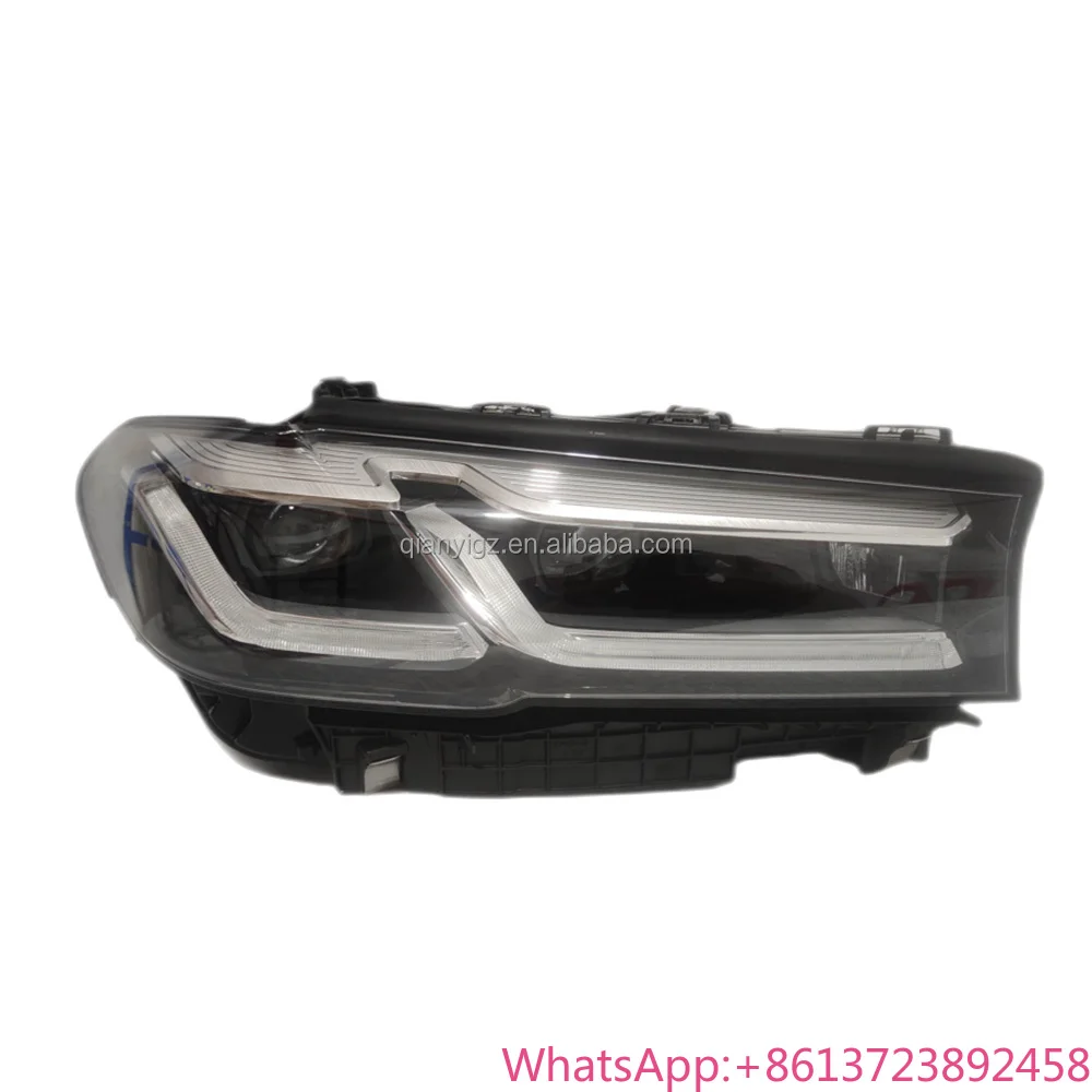 

For Compatible with 2022 5 Series Headlight Assembly LED Automotive Headlights Real Used Projector G38 G30 LED Laser Headlight