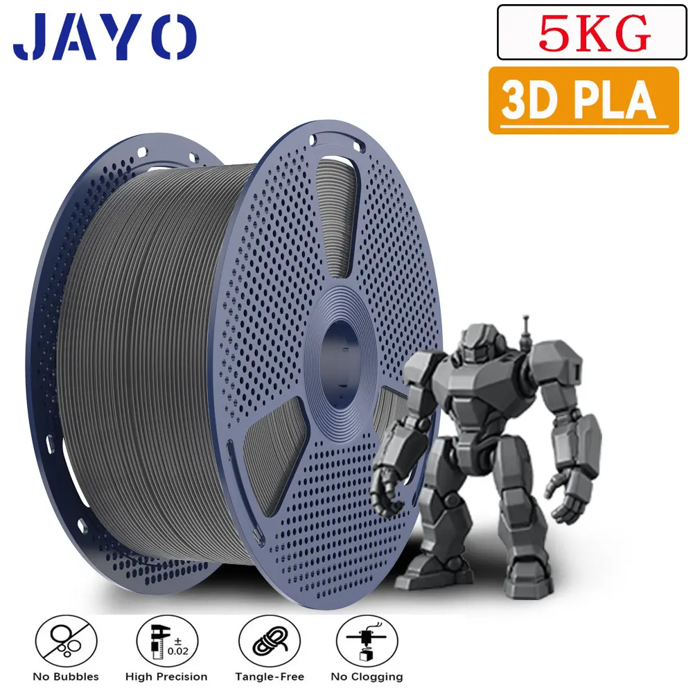 JAYO 5KG 3D PETG/PLA/PLA PLUS/PLA Matte/ABS Printer Filament 1.75mm Voor Bambu FDM 3D Printer Netjes Wond 3D Printing Materiaal