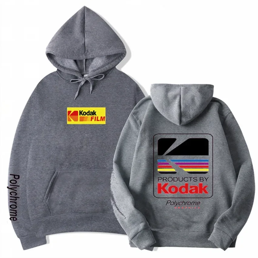 2024 Polychrome Kodak Hoodie Sweatshirt Print pullover hoodie for men and women sweatshirt  hoodies  promo  streetwear