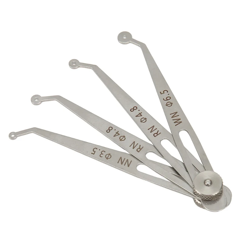 طب الأسنان زرع الفجوة قياس الفرجار الأسنان قابل للتعديل تحديد المواقع التخطيط حاكم أطباء الأسنان بين الأسنان أدوات مساطر قياس #6