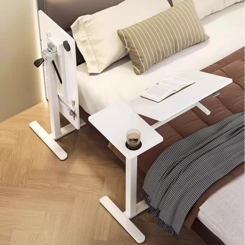 Adjustable Mobile Bedside Table Folding Laptop Desk for Sofa Portable Study Writing Workstation Compact Home Office Side Tables