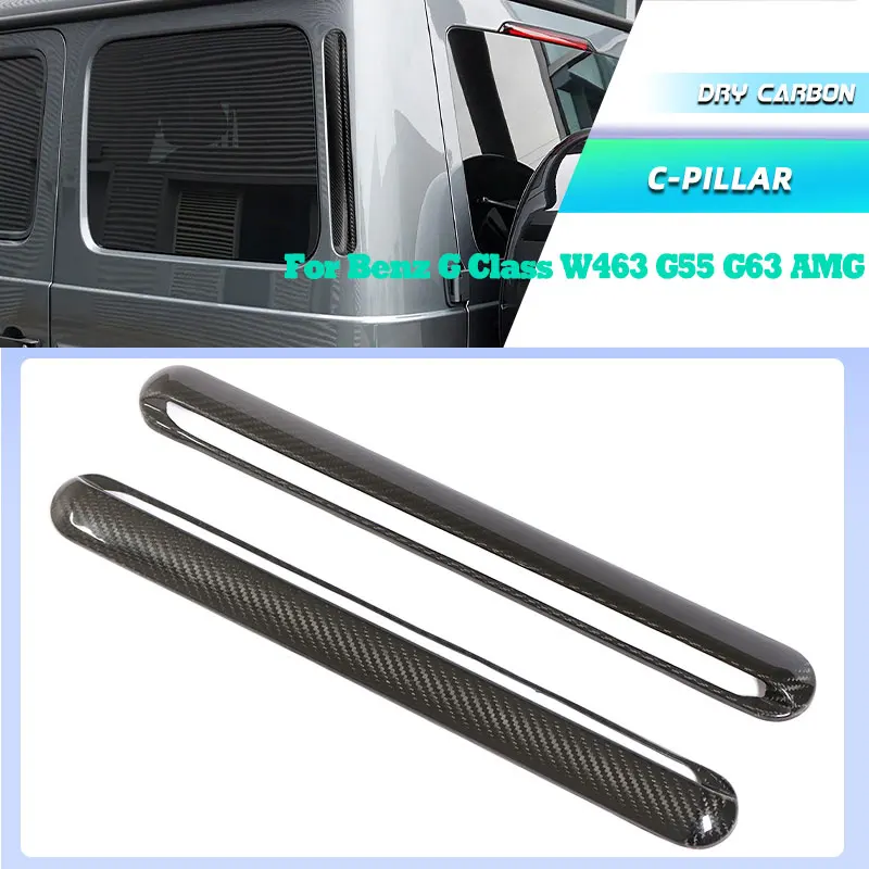 

Dry Carbon Car C-Pillar Rear Side Air Vent Trims for Mercedes Benz G Class W463 G500 G55 G63 AMG 2004-2018 C-Pillar Body Kits