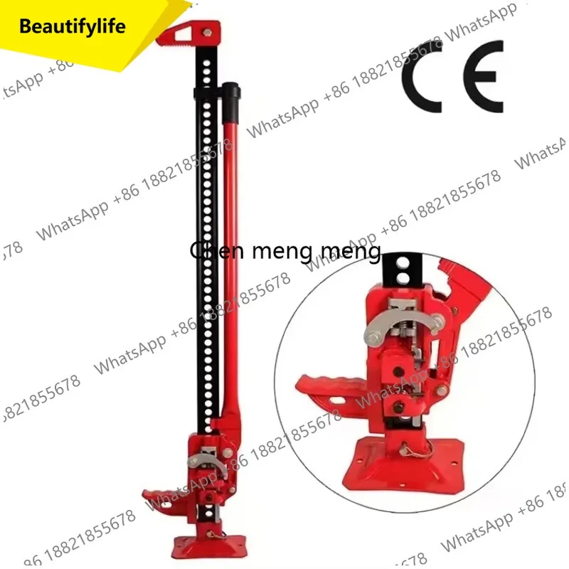 A55 48-60 Inch High-mounted Agricultural Jack  3-ton Heavy-duty Ratchet-type Lift  Suitable for Tractors and Off-road Vehicles.