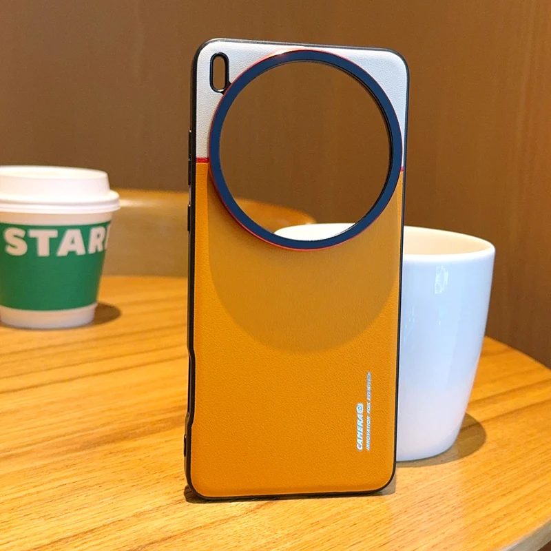 

Чехол для VIVO X200 Ultra, роскошный защитный чехол из искусственной кожи, соответствующий цвету, задняя крышка для VIVO X200Pro X200 Pro Mini Phone Shell