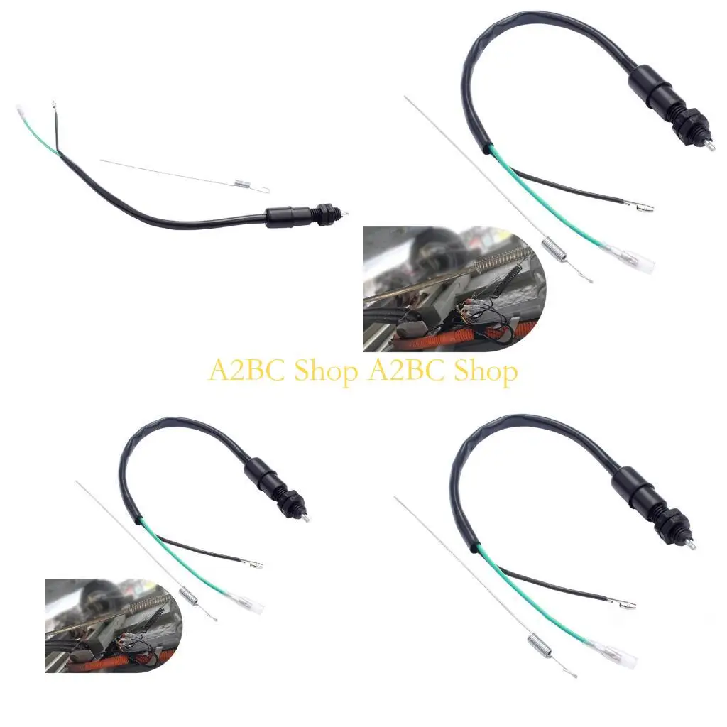 A2BC 2 Wire Rear Brake Triggering Change Spring Return Plan For Motorbike