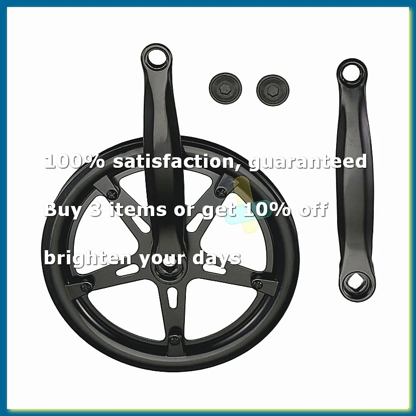 ●46T 170Mm Bicycle Crankset Hollow Tooth Plate Bike Crank Set
