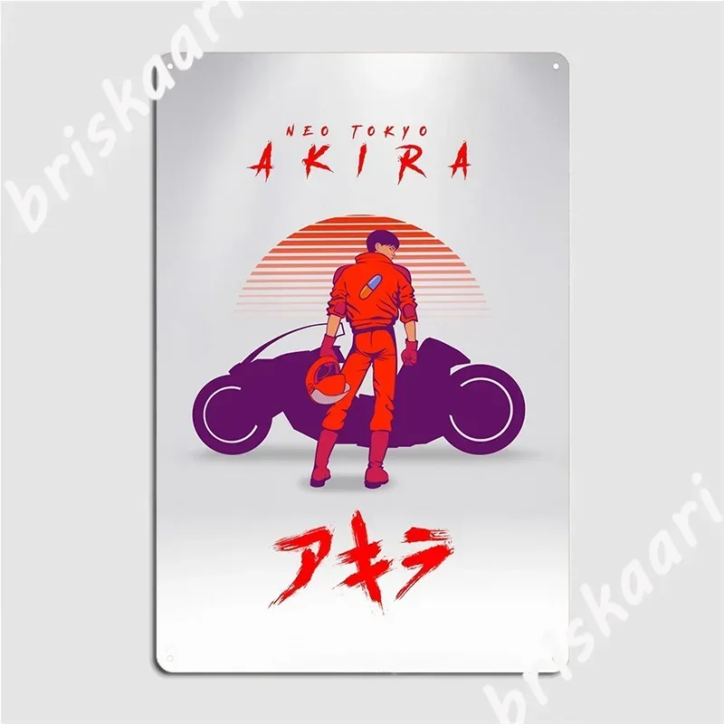 119 Akira Bike Metal Plaque Poster Customized Wall Mural Funny Garage Designing Tin Sign Poster