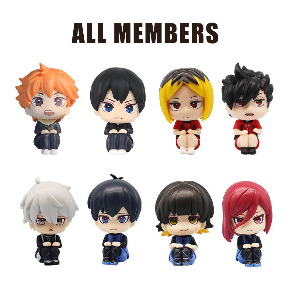 Figure anime Jujutsu Kaisen Haikyuu!! Shoyo Hinata Action Figures PVC Tobio Kageyama Giocattoli per bambini Collezionista Haikyu Modello B