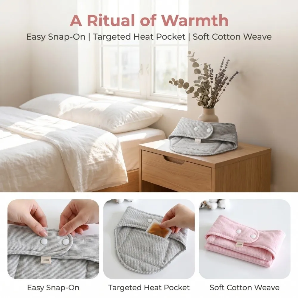 

Solid Color Cotton Neck Protector Comfortable with Pocket Neck Wrap Breathable Washable Neck Warmer Air-conditioning Room