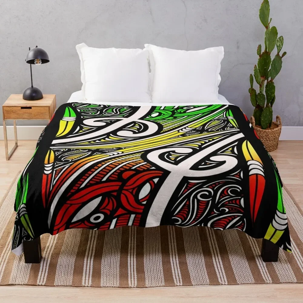 

TNT - rasta design Throw Blanket Soft Sherpa Fleece Warm Blanket for Winter