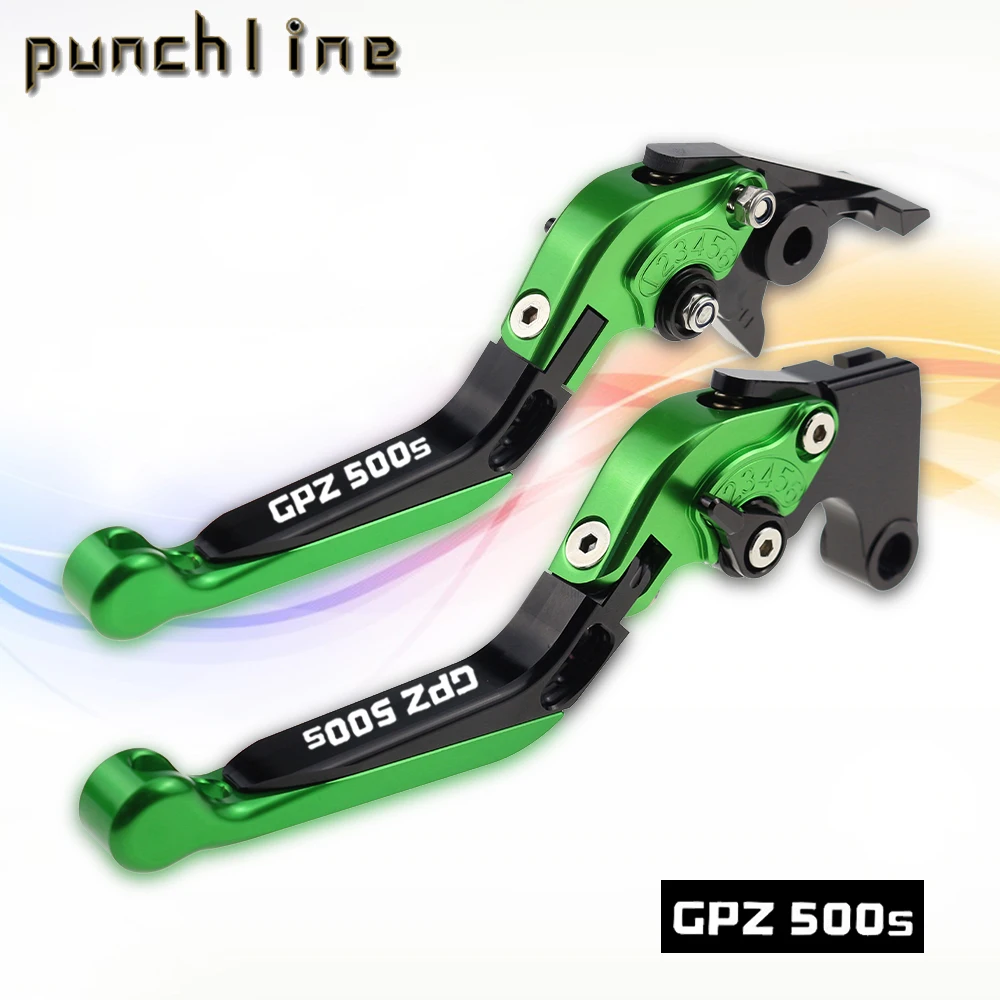 

Fit For GPZ500 S 1990-2009 GPZ 500S Motorcycle CNC Accessories Folding Extendable Brake Clutch Levers Adjustable Handle Set