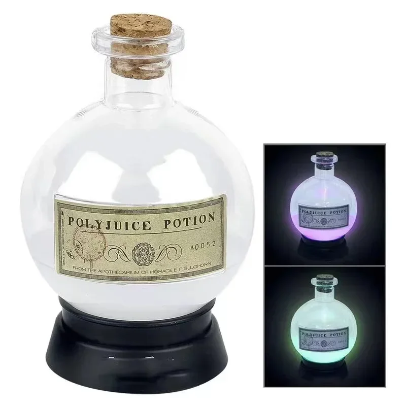 Creative Harry LED Color Changing Magic Bottle Magic Lamp Decoration Room Decoration Magic Potion Bottle Children\'s Gift