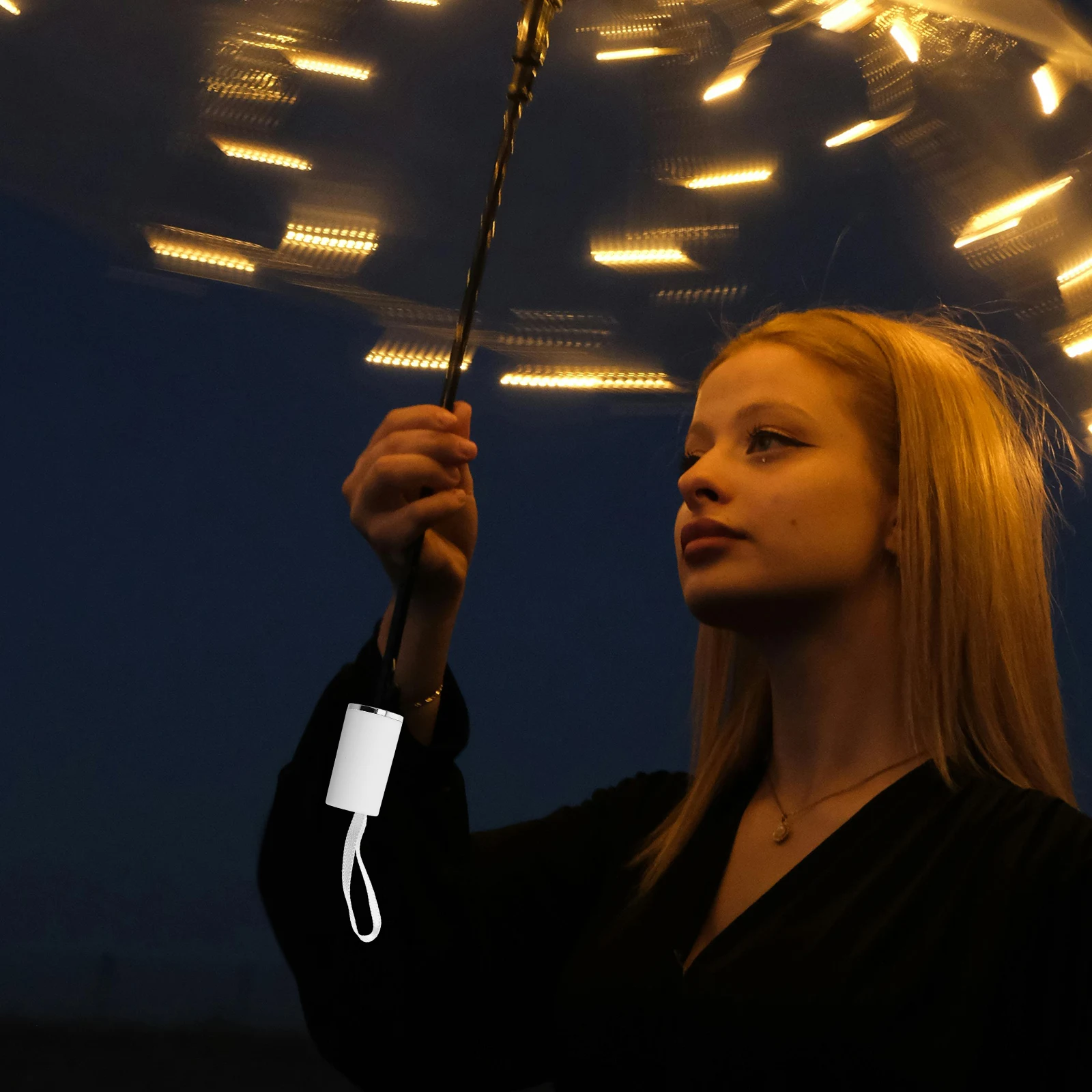 

Replaceable Foldable Umbrella Handle Sturdy Plastic Grip for Daily Use Easy Install Universal Replacement Part Compatible with