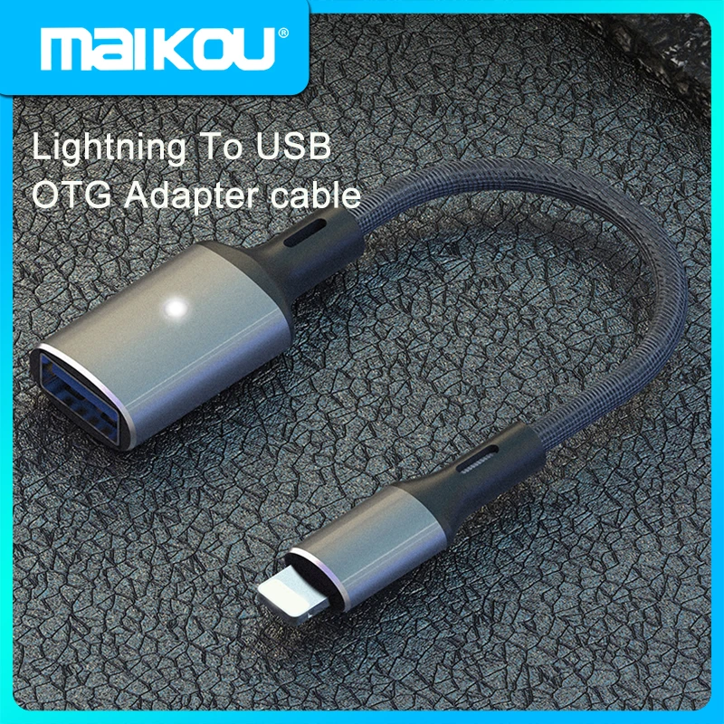 

Адаптер USB 3,0 к Lightning OTG для iPad U Disk USB OTG конвертер для iOS 13 и выше