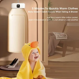 مجفف كهربائي صغير محمول قابل للطي خزانة منزلية سريعة الجفاف ذكية مع حقيبة تجفيف للسفر بأسلوب مضغوط أفضل 8 آلات تجفيف ملابس صغيرة للمبيعات - رقم 1