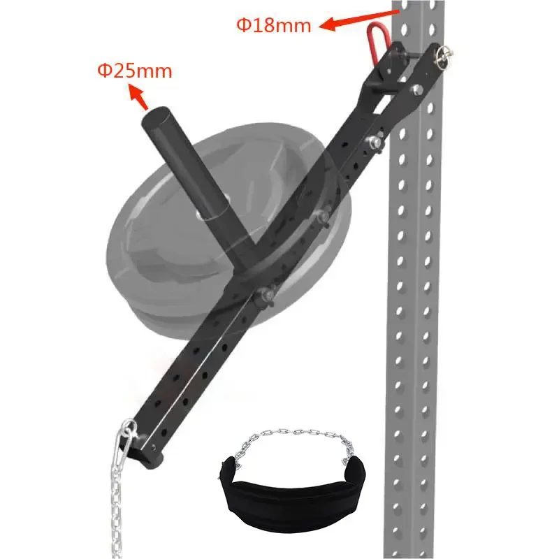 Deep Squat Hip Lifting Holder - Single Arm Operable For Waist & Leg Muscle Training Post