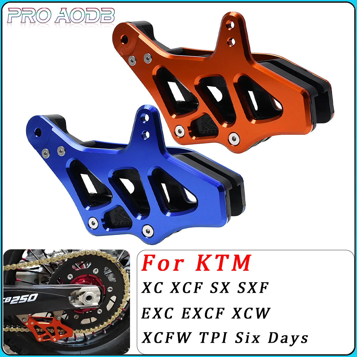 

CNC Aluminum Chain Guide Guard For KTM SX SXF EXC EXCF XC XCW XCF 85-500 FREERIDE For Husqvarna FC TC FE TE FS FX TX 2014-2022