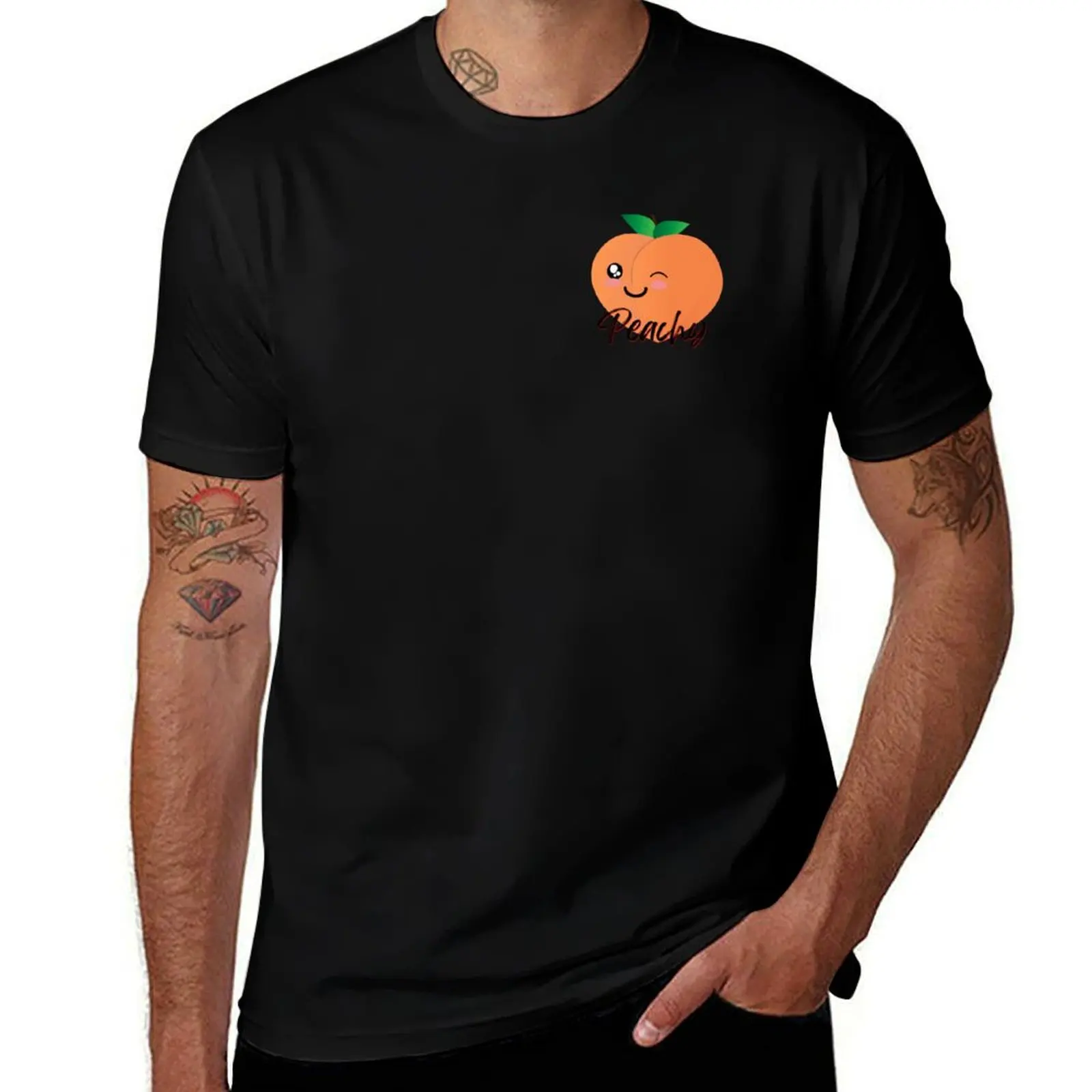 

Just Peachy T-Shirt Casual Trendy Streetwear Tee Shirt