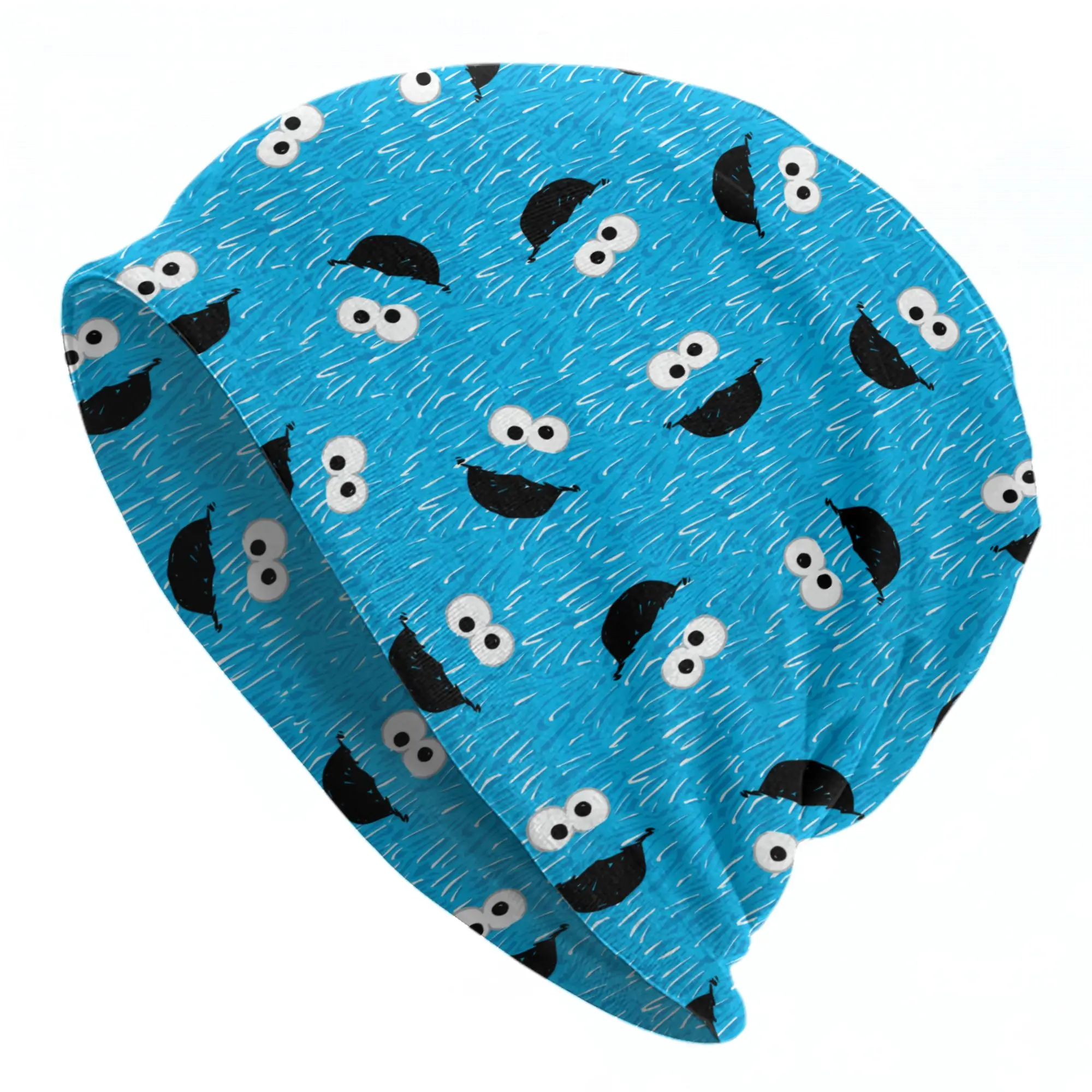 Cookies Monsters Beanie Cap for Men Women Streetwear  Beanies Hat for Sleeping
