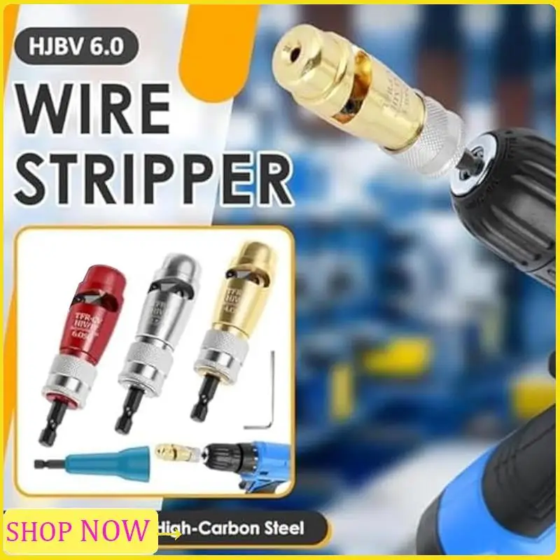 Wire Twister Tool For Drill,Wire Stripping Twisting Tool, Electric Wire Stripper,Wire Nut Twister,Cable Quick Stripping Durable
