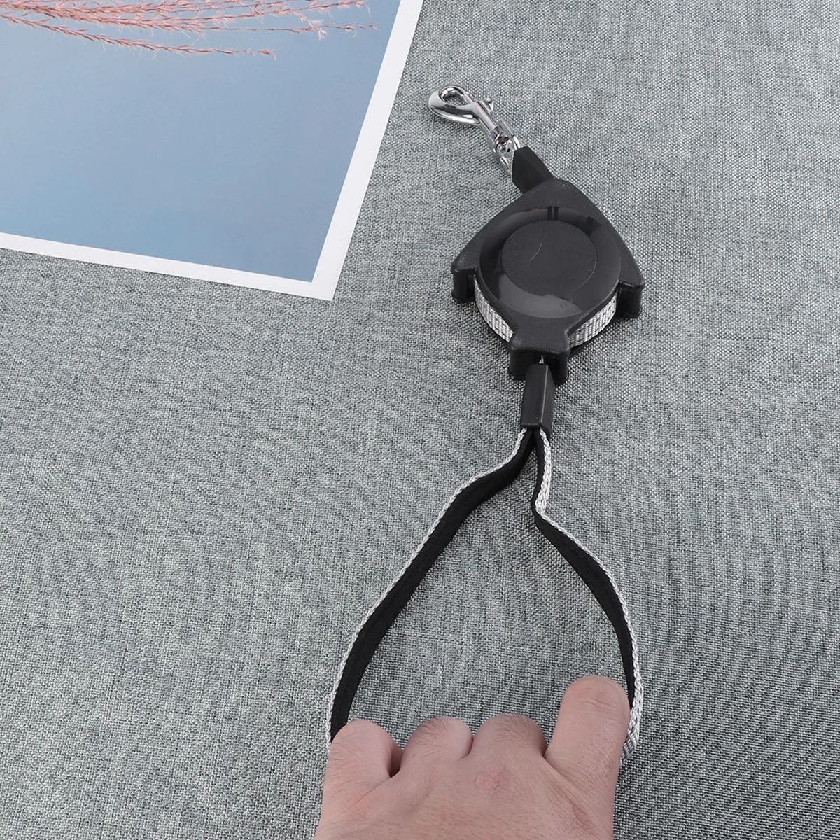 

Pet Dog Puppy Cat Black Automatic Retractable Dog Leash Telescopic Traction Rope Heavy Duty for Training Outdoors