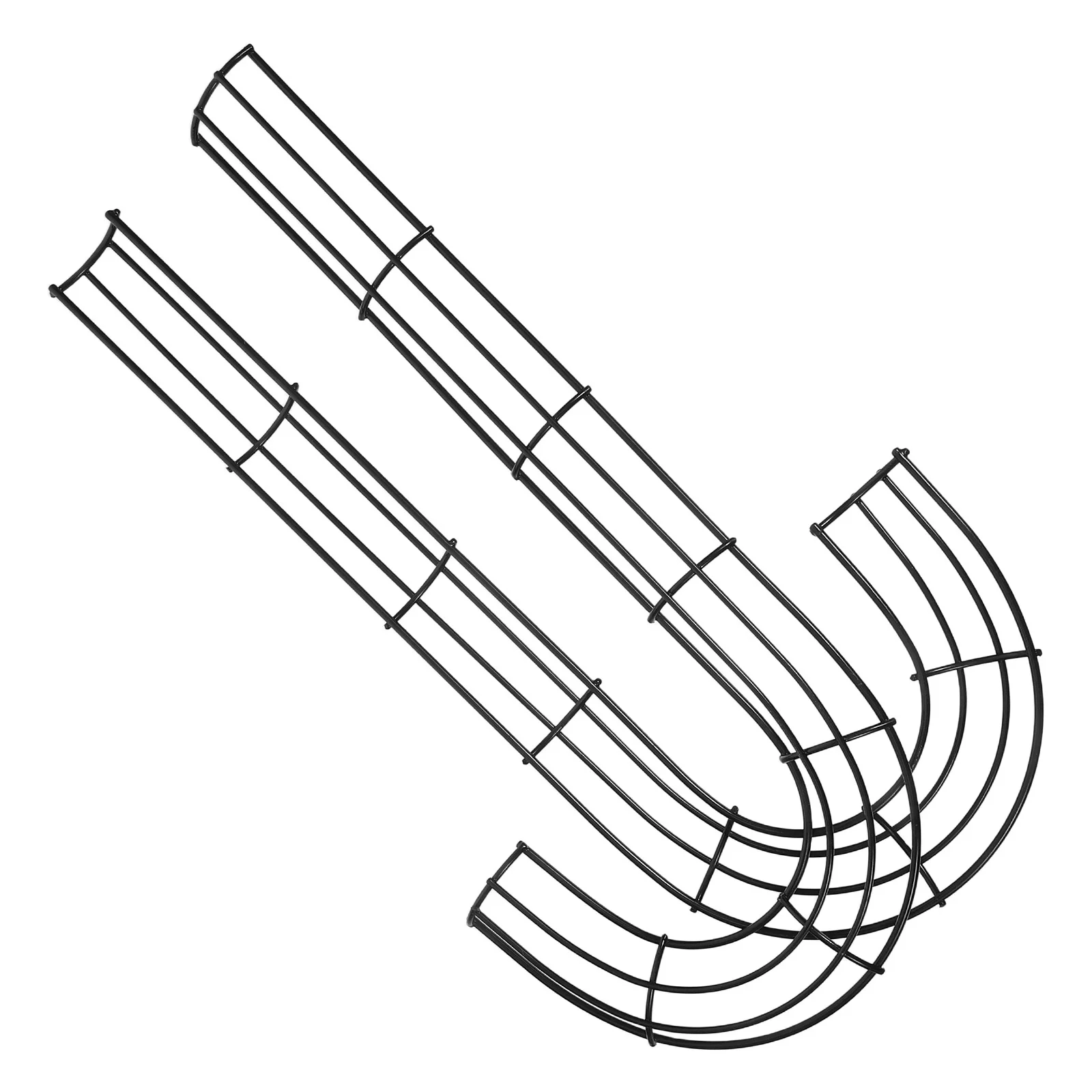 

2Pcs Christmas J Shape Candy Cane Wreath Form Iron Wire Floral Frame DIY Wreath Base for Holiday Floral Arrangement Decor