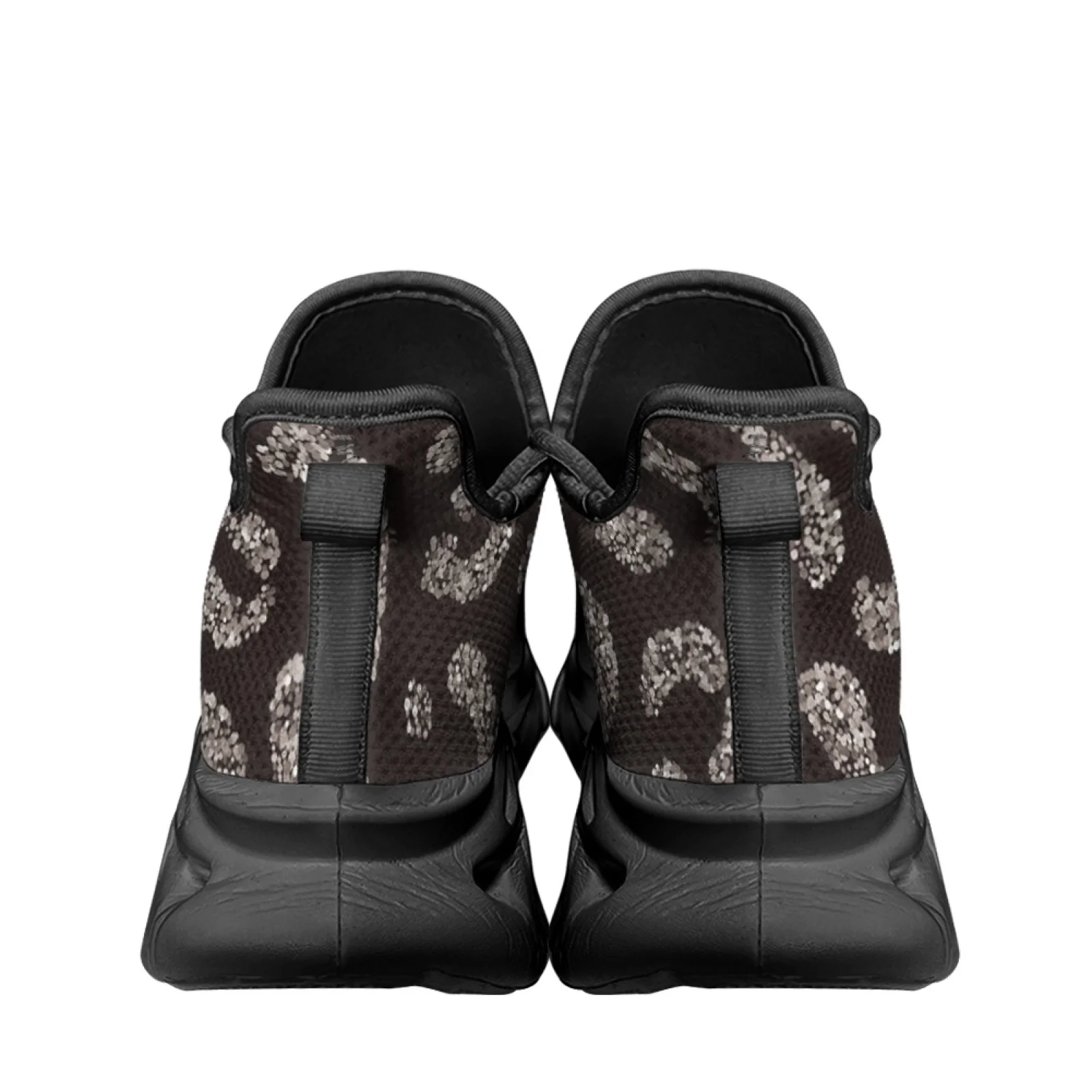 PENSTROLL PENSTROLL Black Leopard Print Casual Sport Athletic Trainer Running Shoes for Mens Fashion 2026 Gym Fall Fashion