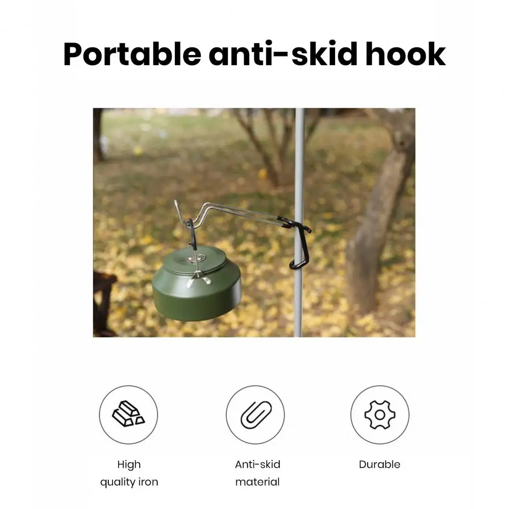 Lamp Hook Non-slip Tent Lamp Strong Load-bearing Outdoor Camping Lantern Hook Hanger Water Bottle Holder with Non-slip Light