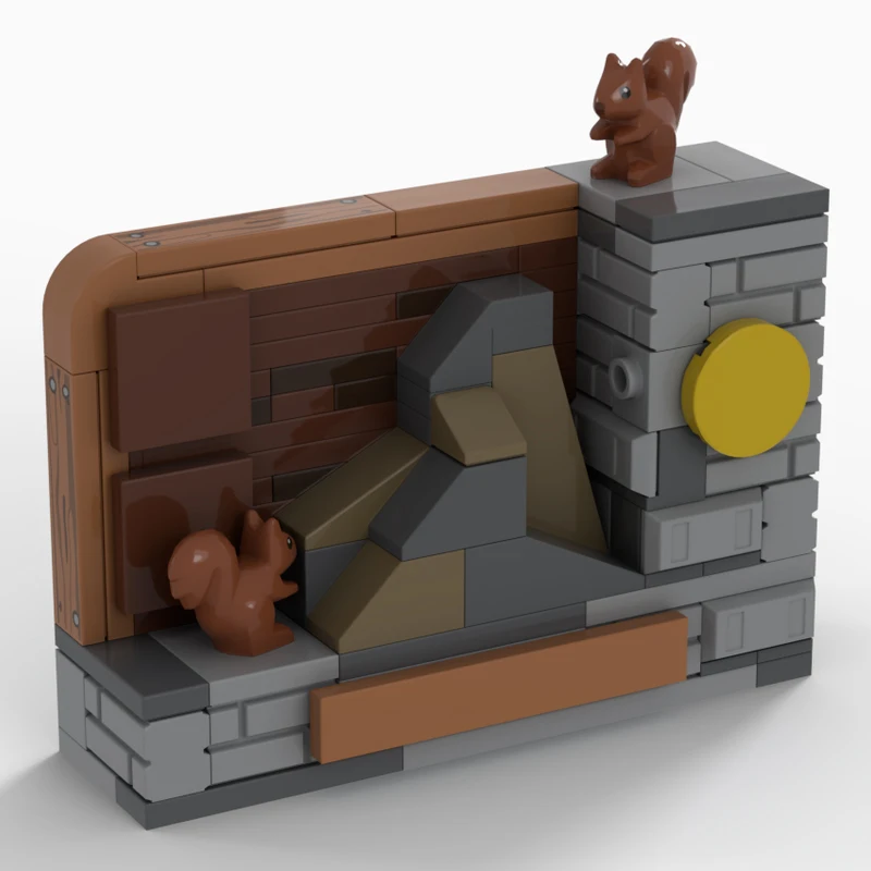 

104 шт. MOC большой рок, входной знак национального парка, мир Юрского периода, строительные блоки, рождественский подарок, логическое мышление, решение проблемы