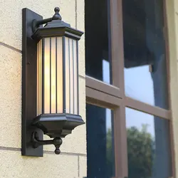 Chinese Style Exterior Waterproof Wall Lamp Courtyard House Gate Balcony Lighting Fixtures Retro Villa Garden Loft Porch Lights